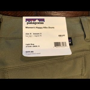 Patagonia Shorts - Patagonia Happy Hike Shorts - NWT Patagonia Shorts - Patagonia Happy Hike Shorts - NWT